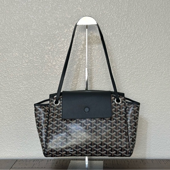 Goyard Rouette Souple Bag PM Noir Women Shoulder Crossbody Bag Good Condition - Picture 3 of 16